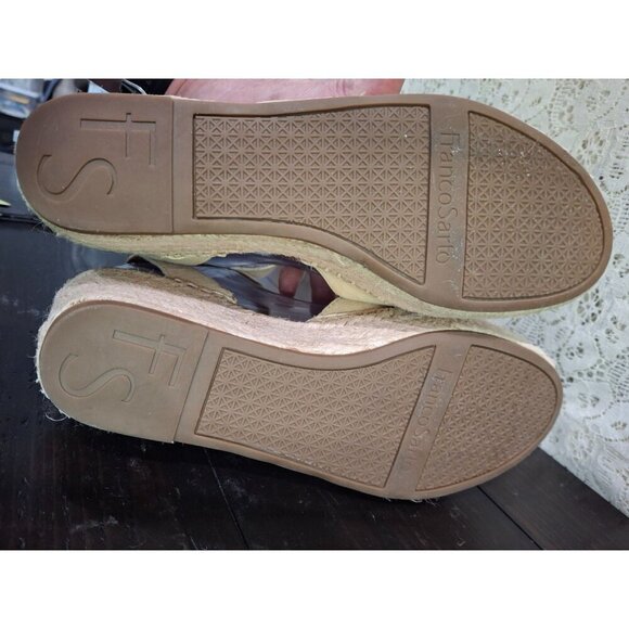 NWOB  Franco Sarto Pellia Beige Suede Espadrille Sandals/Sz. 7M - Picture 8 of 10